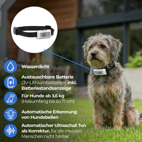 Antibell halsband ultraschall - halsband,
